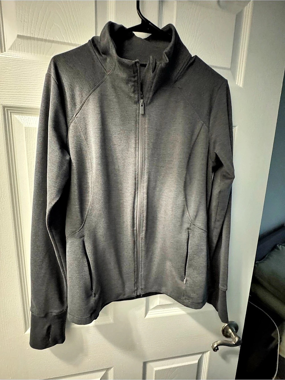 all in motion size Large Women's Full Zip Jacket Gray